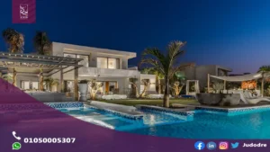 امتلك شاليه + جاردن في قرية ذا واتر واي الساحل الشمالي بمساحة 194 م2