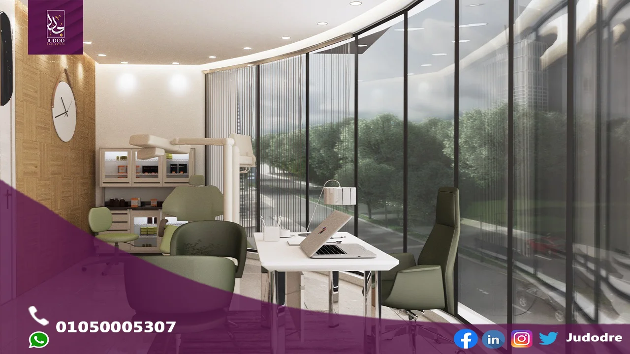 للبيع وحدة طبية 49 متر في مول ريفر جرين العاصمة الإدارية الجديدة River Green New Capital