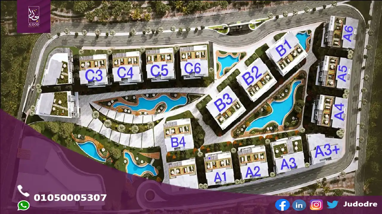 اشتري دوبلكس 261 متر في كمبوند لا كابيتال العاصمة الإدارية الجديدة La Capitale New Capital