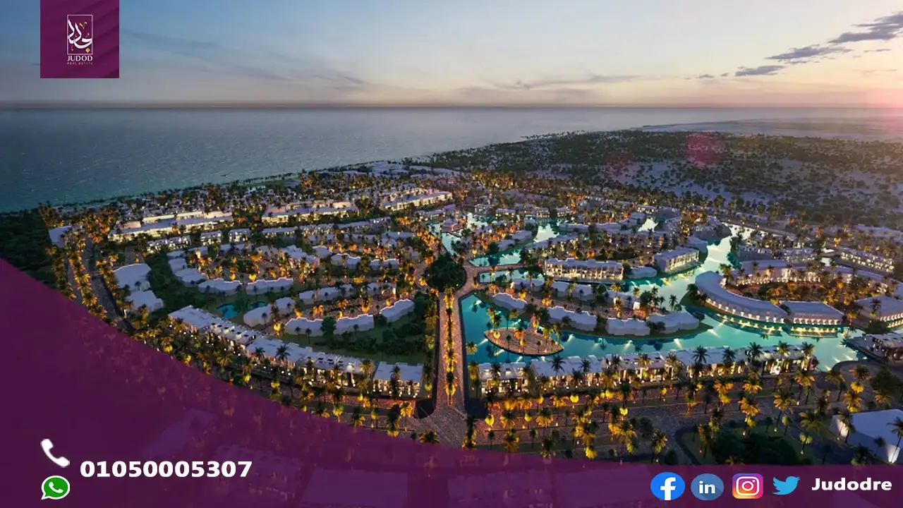 شاليه للبيع 121 متر في قرية ازميرالدا باي الساحل الشمالي smeralda bay North Coast